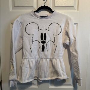 Cakeworthy Mickey Mouse Ghost Peplum top